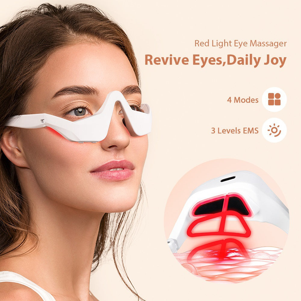 LED Eye Massager Red Light Therapy Device