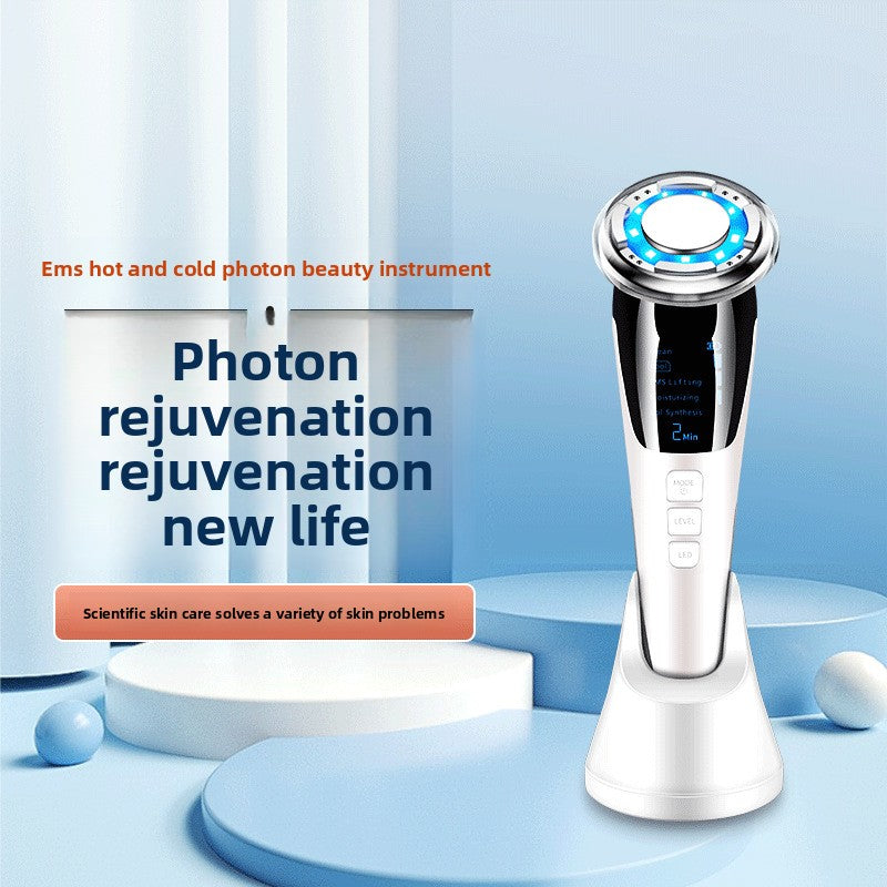 Microcurrent facial beauty device