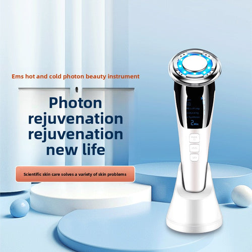 Microcurrent facial beauty device
