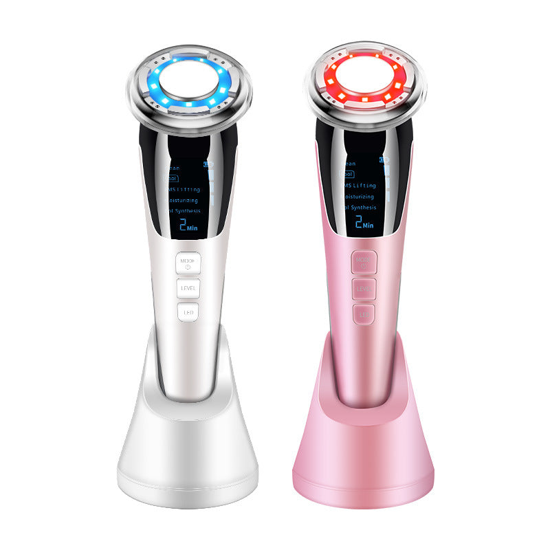 Microcurrent facial beauty device